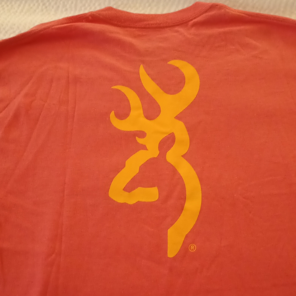 Browning size Lg pale coral colored T-shirt